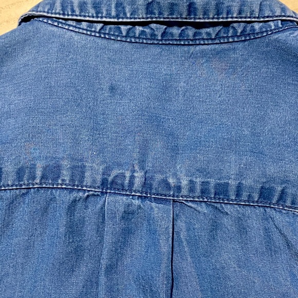 Gap Factory Boyfriend Fit Chambray Shirt - Picture 6 of 7